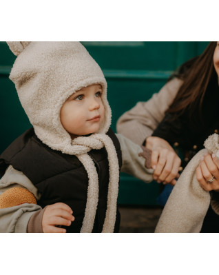 T-TOMI Cap TEDDY Cream (0-3 měsíce)