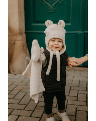 T-TOMI Cap TEDDY Cream (3-6 měsíců)