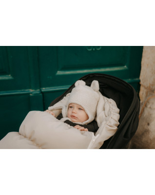 T-TOMI Cap TEDDY Cream (9-12 měsíců)