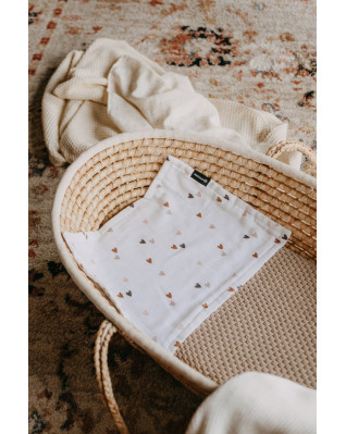 T-TOMI BIO Mušelínová plena pod hlavičku Love