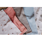 T-TOMI BIO Mušelínová plena pod hlavičku White