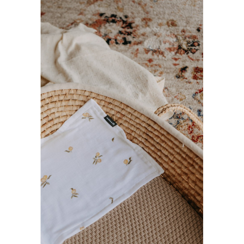 T-TOMI BIO Mušelínová plena pod hlavičku Lemonade