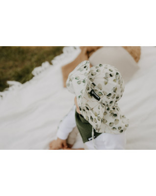 T-TOMI BIO Mušelínový klobouček Eucalyptus (6-12 měsíců)