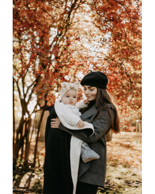 T-TOMI Pletená deka WARM Petrol blue