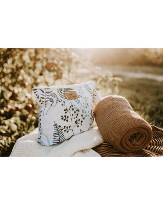 T-TOMI Pletená deka Dark grey waves