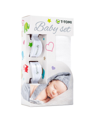 T-TOMI BABY SET - White