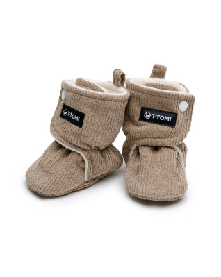 T-TOMI Capáčky Caramel (6-9 měsíců) WARM
