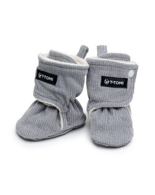 T-TOMI Capáčky Grey (6-9 měsíců) WARM