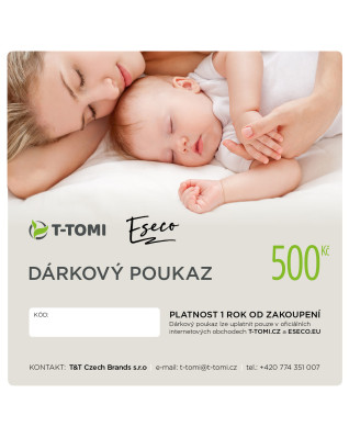 T-TOMI Dárkový poukaz 500