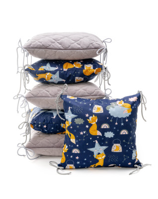 T-TOMI Polštářkový mantinel Night foxes