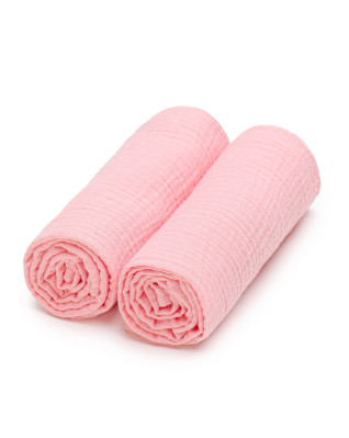 T-TOMI BIO Mušelínové pleny Pink