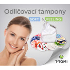 T-TOMI Odličovací tampony, sada jemné 2 týdny COLOUR + prací sáček