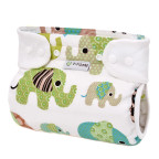 T-TOMI Ortopedické abdukční kalhotky - patentky Green elephants (3-6kg) 