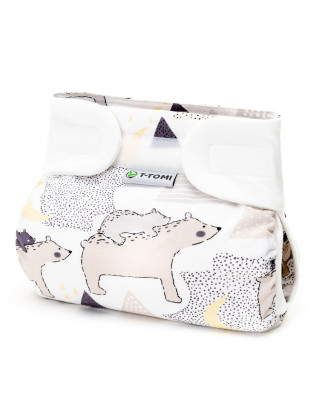 T-TOMI Ortopedické abdukční kalhotky - suchý zip Bears (5-9kg)