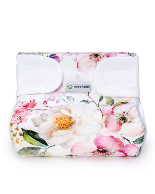 T-TOMI Ortopedické abdukční kalhotky - suchý zip Blossoms (3-6kg)