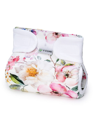 T-TOMI Ortopedické abdukční kalhotky - suchý zip Blossoms (3-6kg)