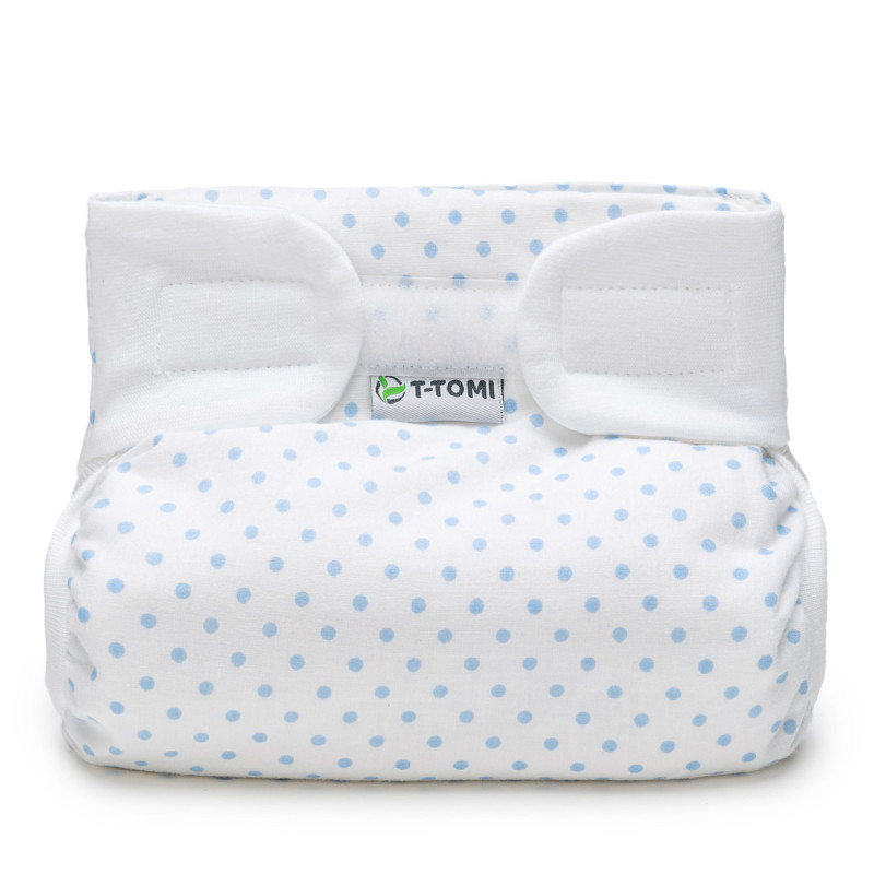 T-TOMI Ortopedické abdukční kalhotky - suchý zip Blue dots (3-6kg)