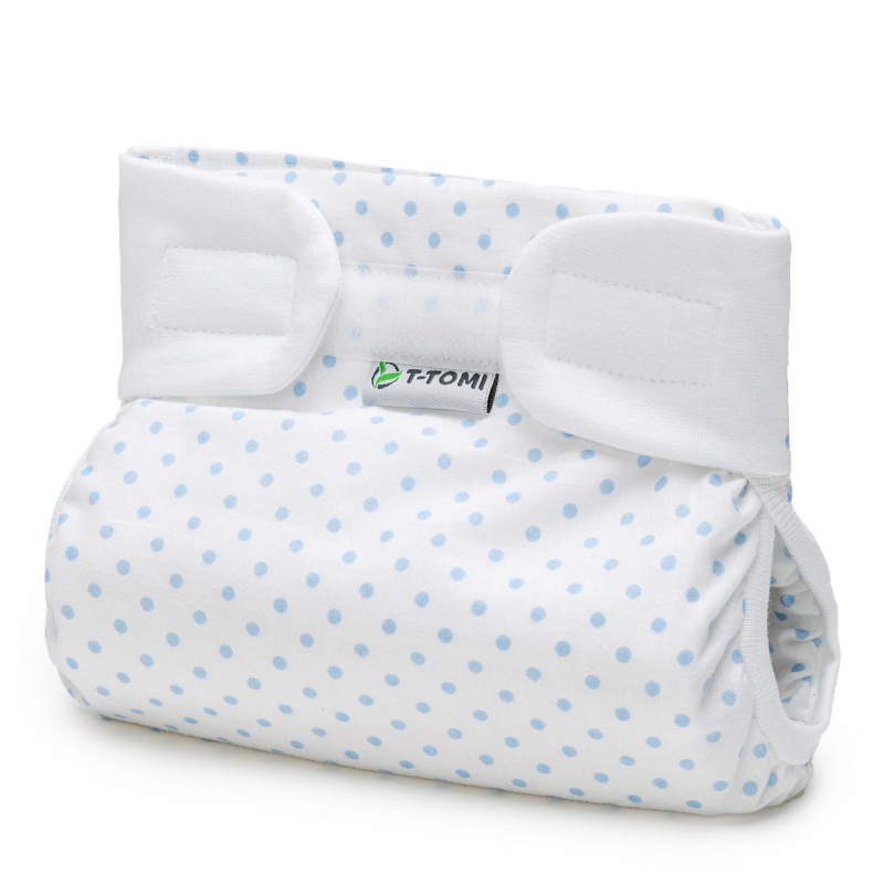 T-TOMI Ortopedické abdukční kalhotky - suchý zip Blue dots (3-6kg)