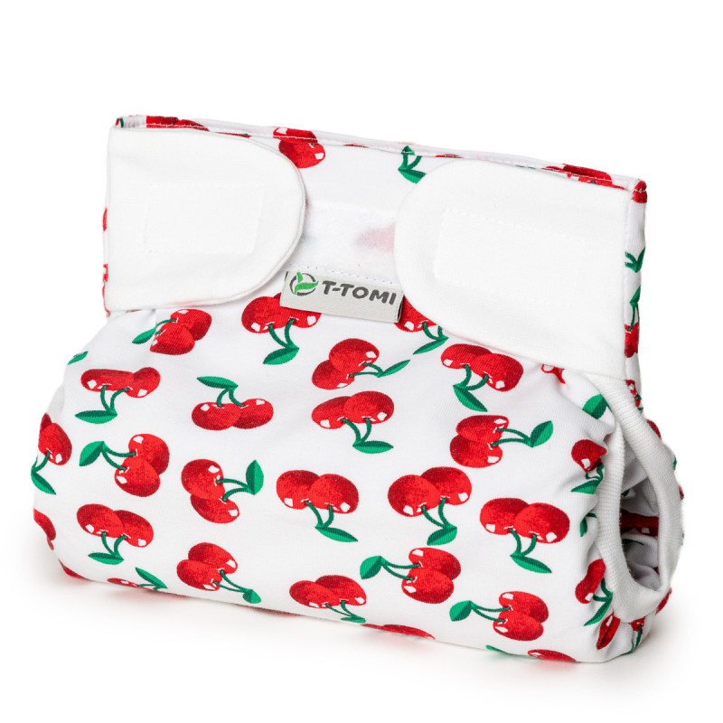 T-TOMI Ortopedické abdukční kalhotky - suchý zip Cherries (5-9kg)