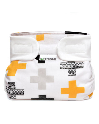 T-TOMI Ortopedické abdukční kalhotky - suchý zip Crosses (5-9kg)