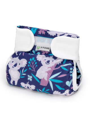 T-TOMI Ortopedické abdukční kalhotky - suchý zip Dark koalas (5-9kg)