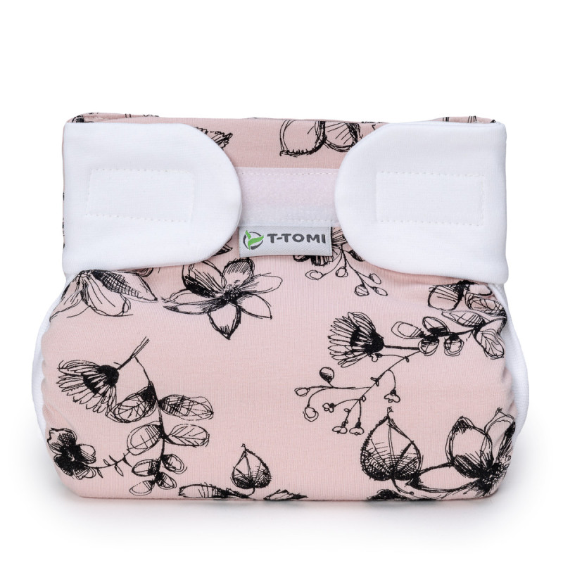 T-TOMI Ortopedické abdukční kalhotky - suchý zip Flowers (5-9kg)