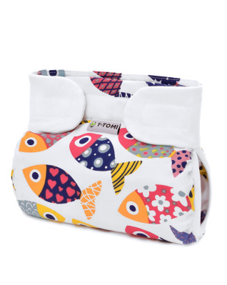 T-TOMI Ortopedické abdukční kalhotky PLUS - suchý zip Fun fish (5-9kg)