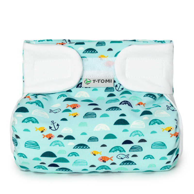 T-TOMI Ortopedické abdukční kalhotky - suchý zip Green sea (5-9kg)