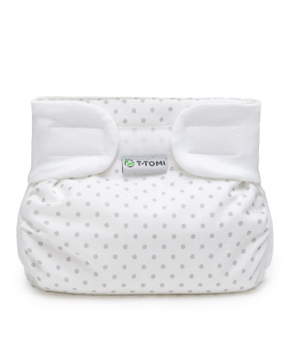 T-TOMI Ortopedické abdukční kalhotky - suchý zip Grey dots (5-9kg)