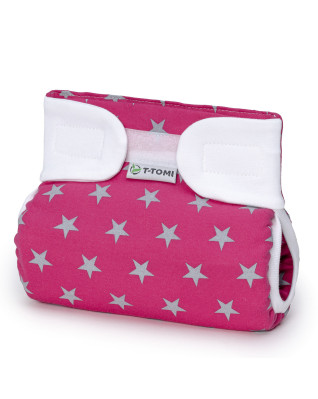 T-TOMI Ortopedické abdukční kalhotky - suchý zip Magenta (5-9kg)