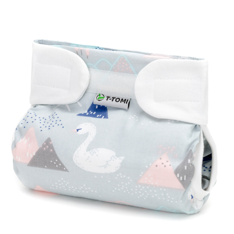 T-TOMI Ortopedické abdukční kalhotky PLUS - suchý zip Swan (5-9kg)