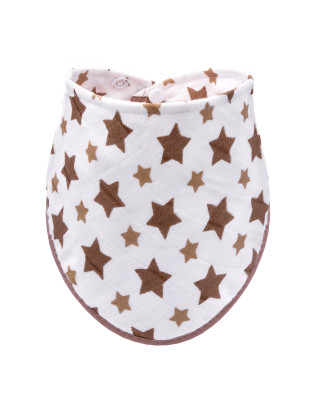 T-TOMI BIO Bambusový slintáček Beige stars