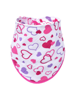 T-TOMI BIO Bambusový slintáček Hearts