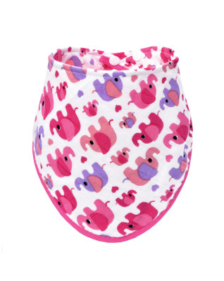 T-TOMI BIO Bambusový slintáček Pink elephants