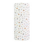 T-TOMI Velká bavlněná TETRA osuška Beige triangles 