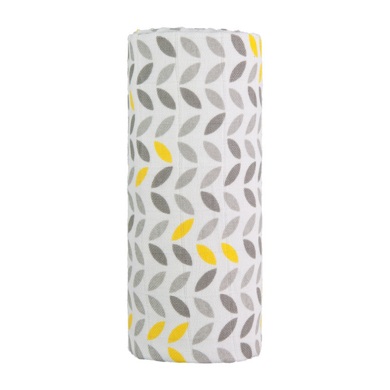 T-TOMI Velká bavlněná TETRA osuška Grey leafs